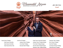 Tablet Screenshot of myarizonaguideweddings.com